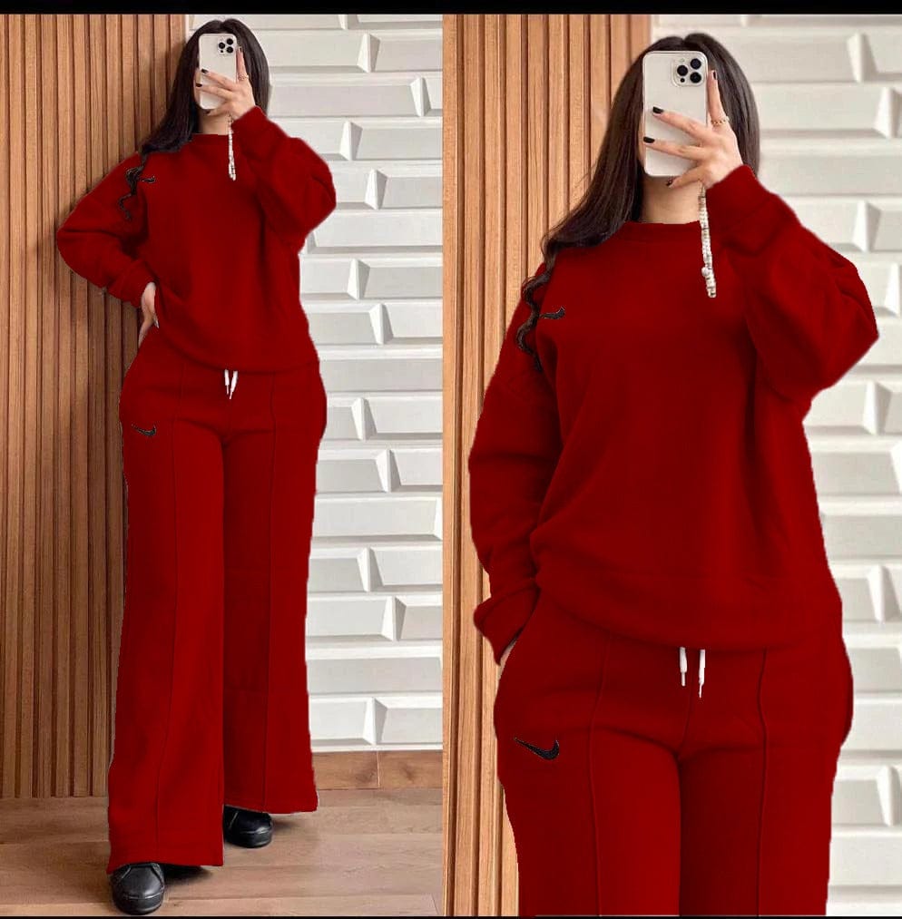 2 PCS LOGO PRINTED WINTER OUTFIT