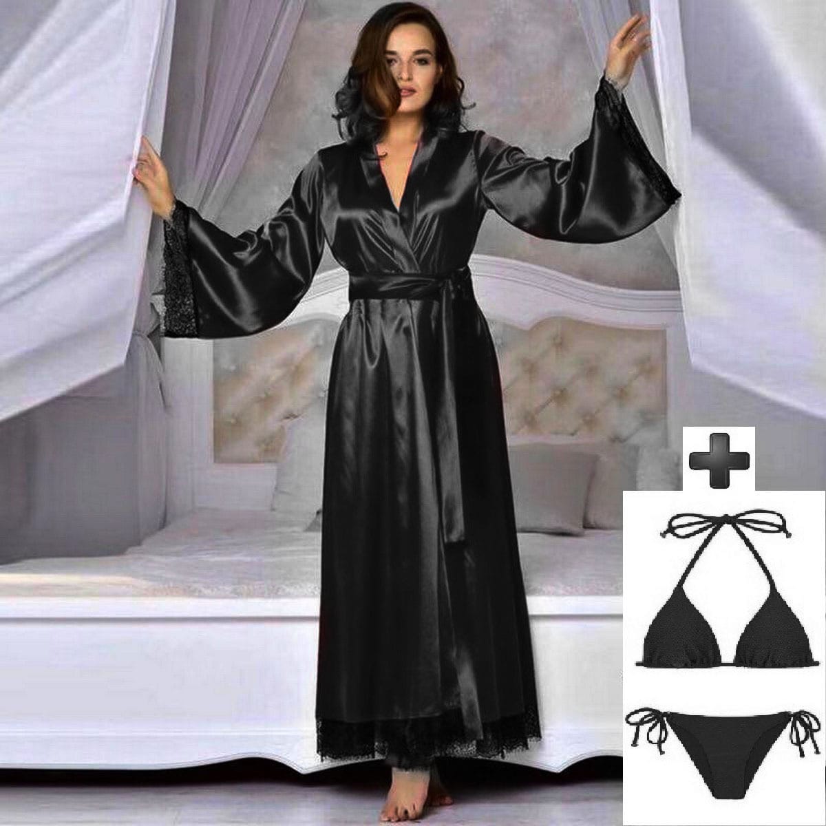 LONG GOWN NIGHTY BIKINI SET Dashing Outfit