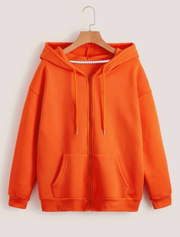 PLAIN ZIPPER HODDIE FOR UNISEX ( MEN & WOMEN )