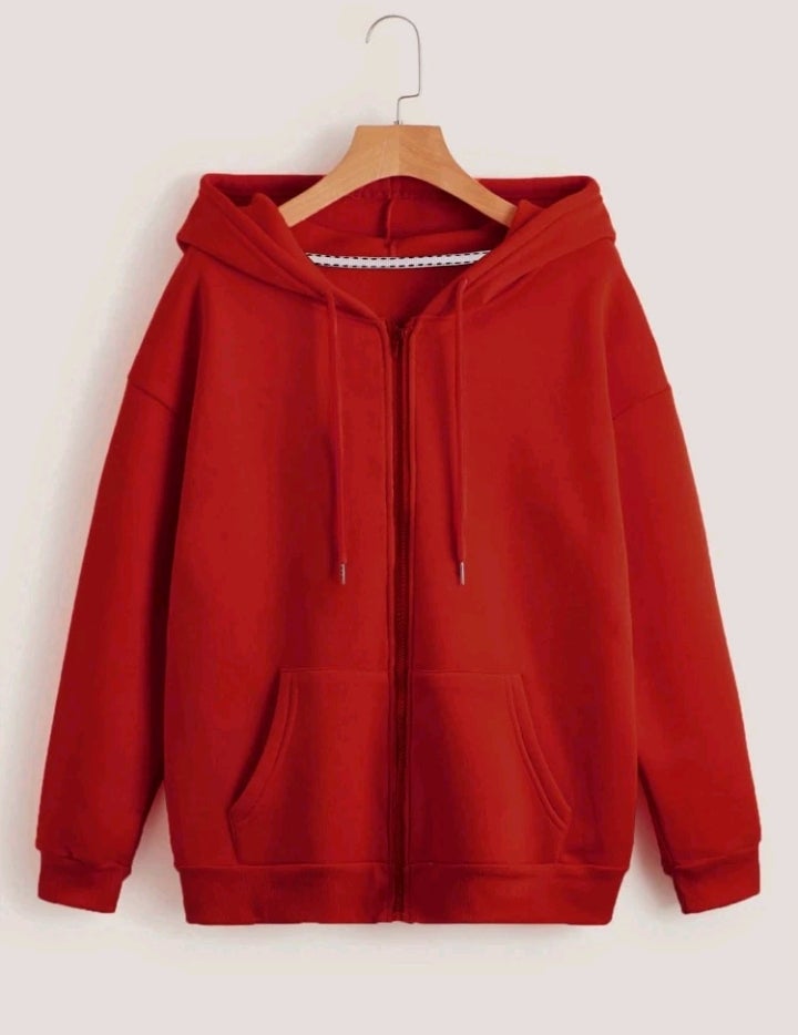 PLAIN ZIPPER HODDIE FOR UNISEX ( MEN & WOMEN )