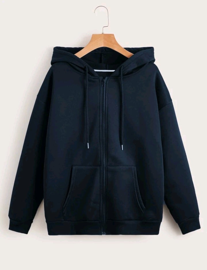 PLAIN ZIPPER HODDIE FOR UNISEX ( MEN & WOMEN )