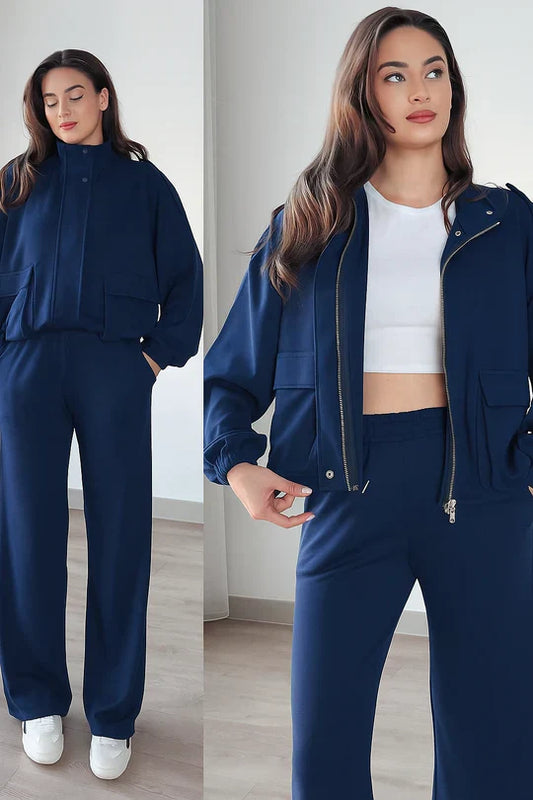 CLASSIC ZIPPER TRACKSUIT SET