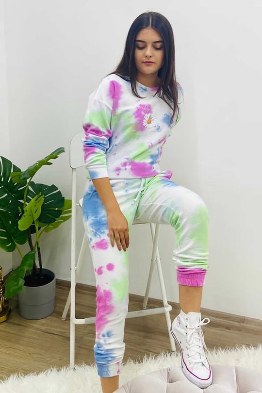 Tye Dye Winter Edition Tracksuit For Women