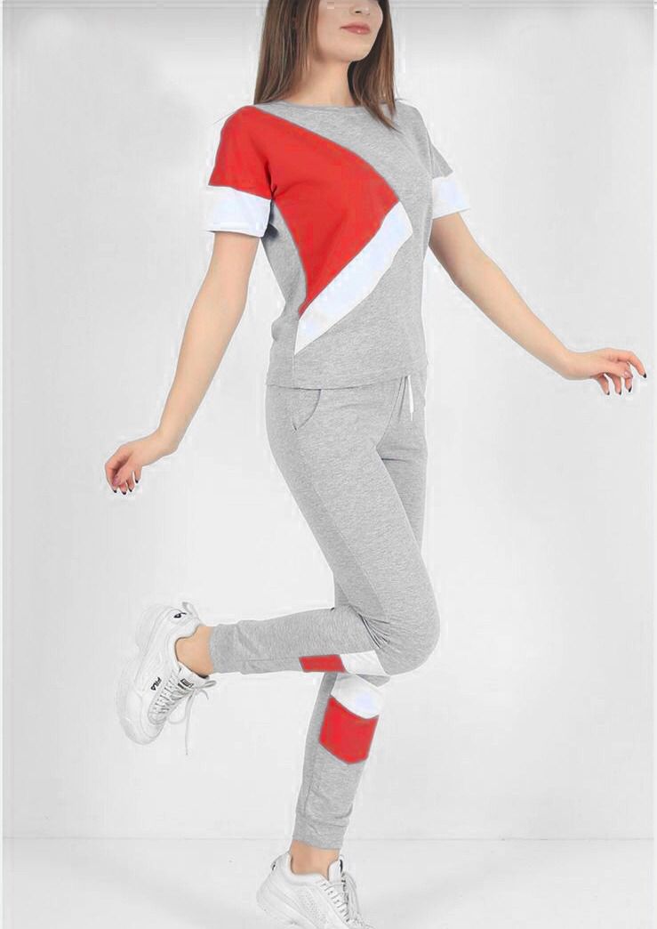 Half sleeve tracksuit on sale