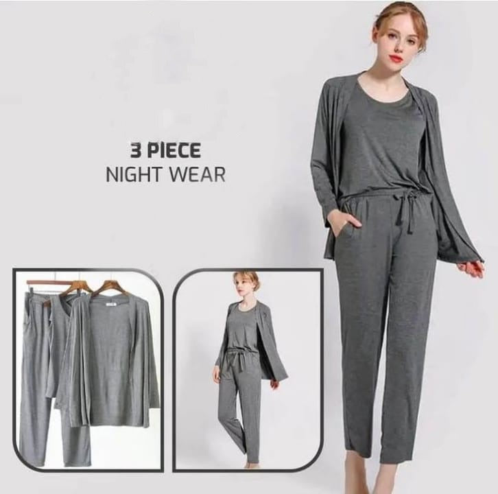 THREE PIECE NIGHT WEAR SET